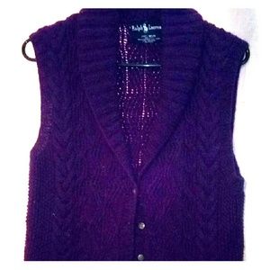 VINTAGE Ralph Lauren Wool Vest